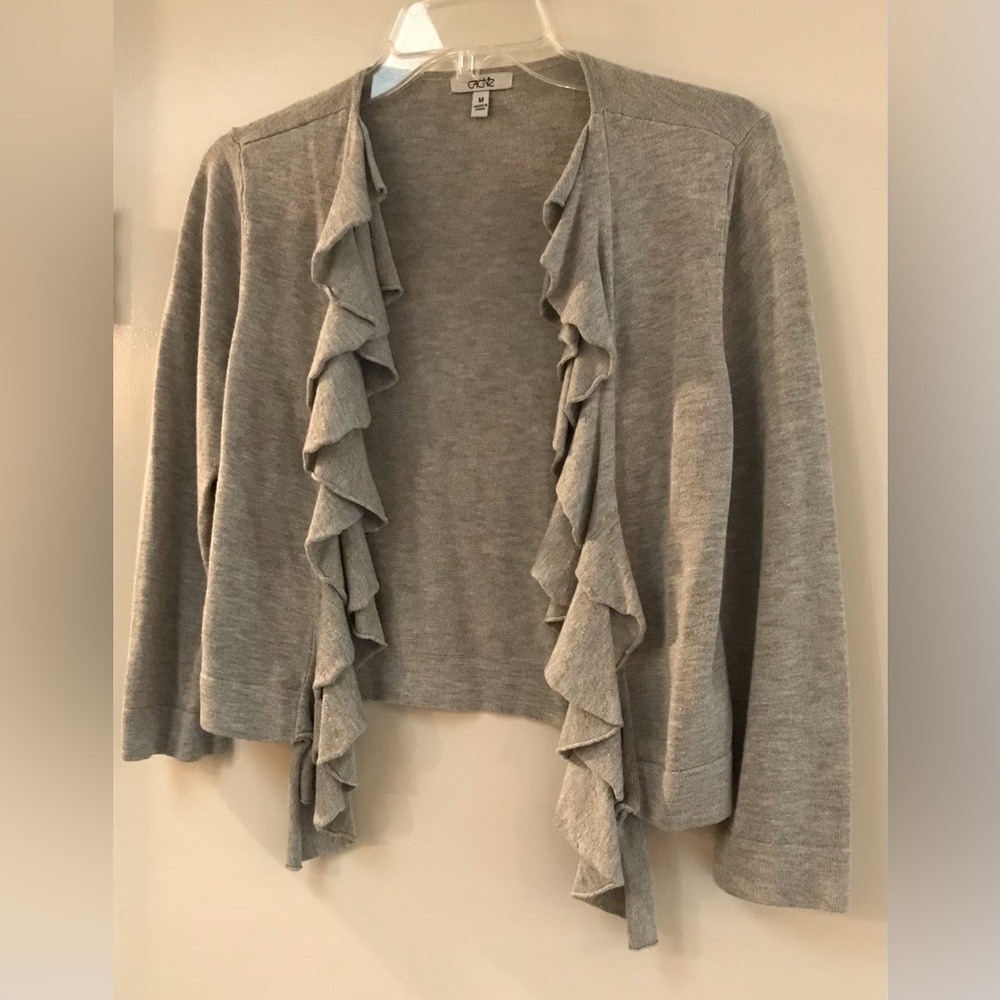 Gray Cropped Cardigan S/M